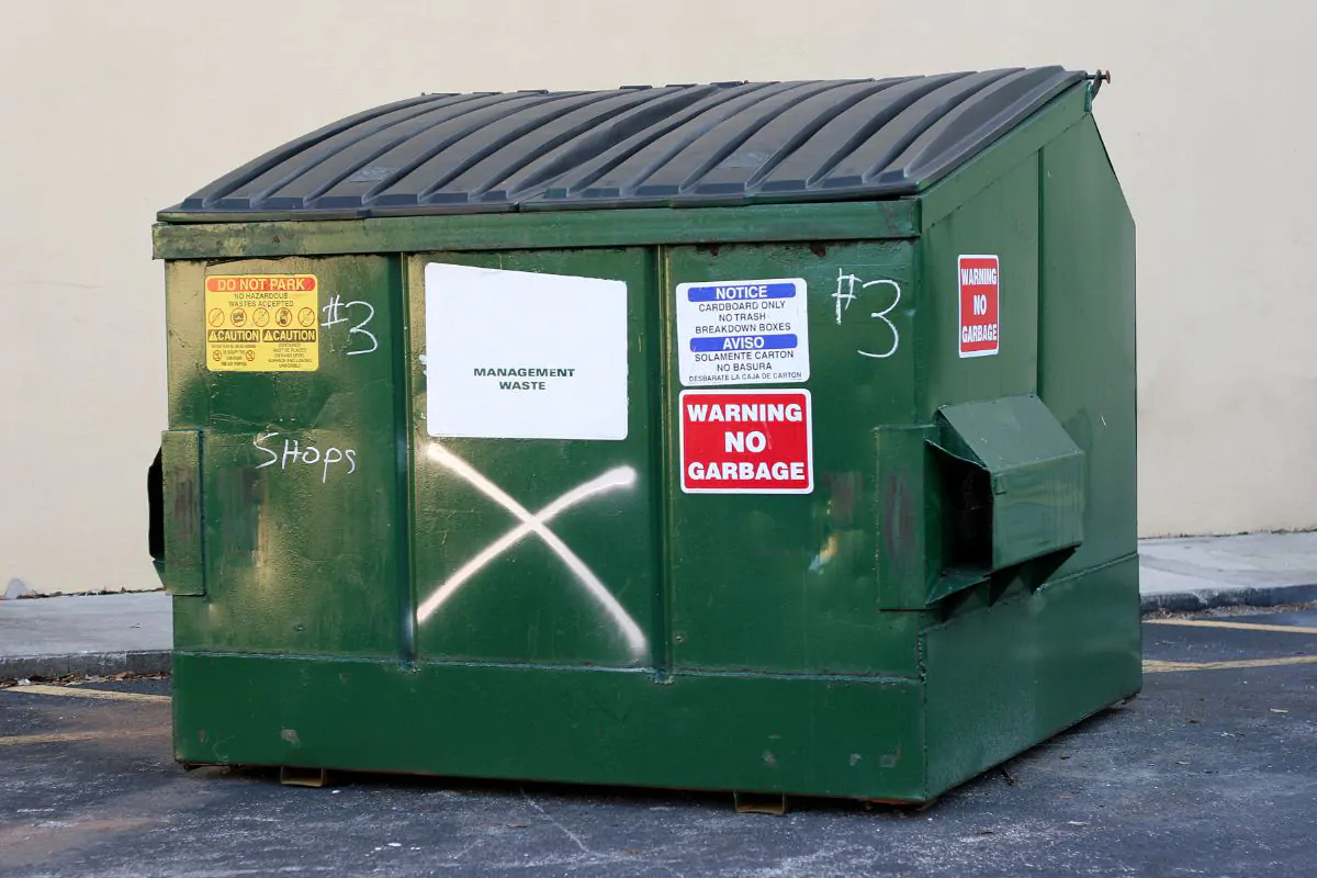 Front Load Dumpster, Fort Myers Dumpster Rental Services 